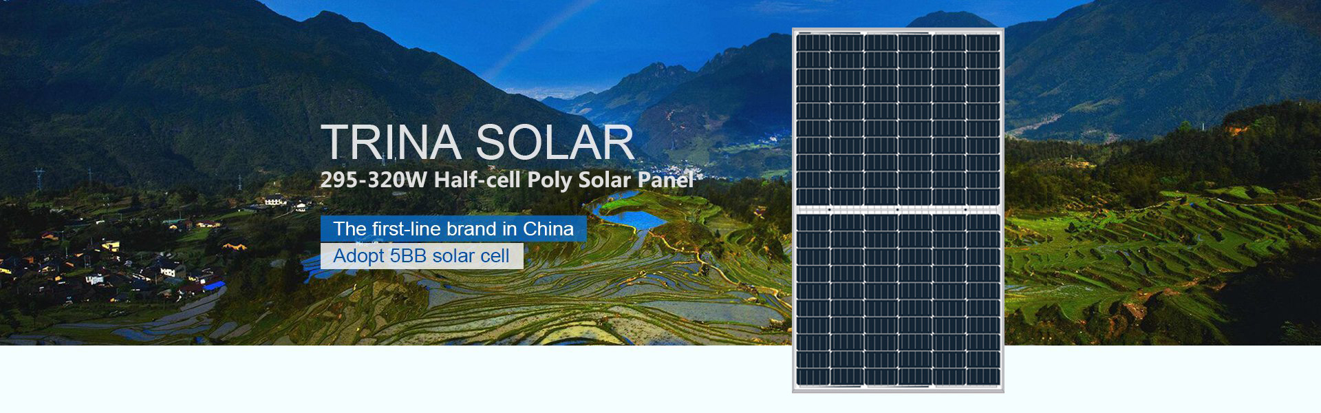 trinasolar太阳能板,solarlight太阳能灯 trina solar panel half cut mono solar panel 295w 300w 305w 310w